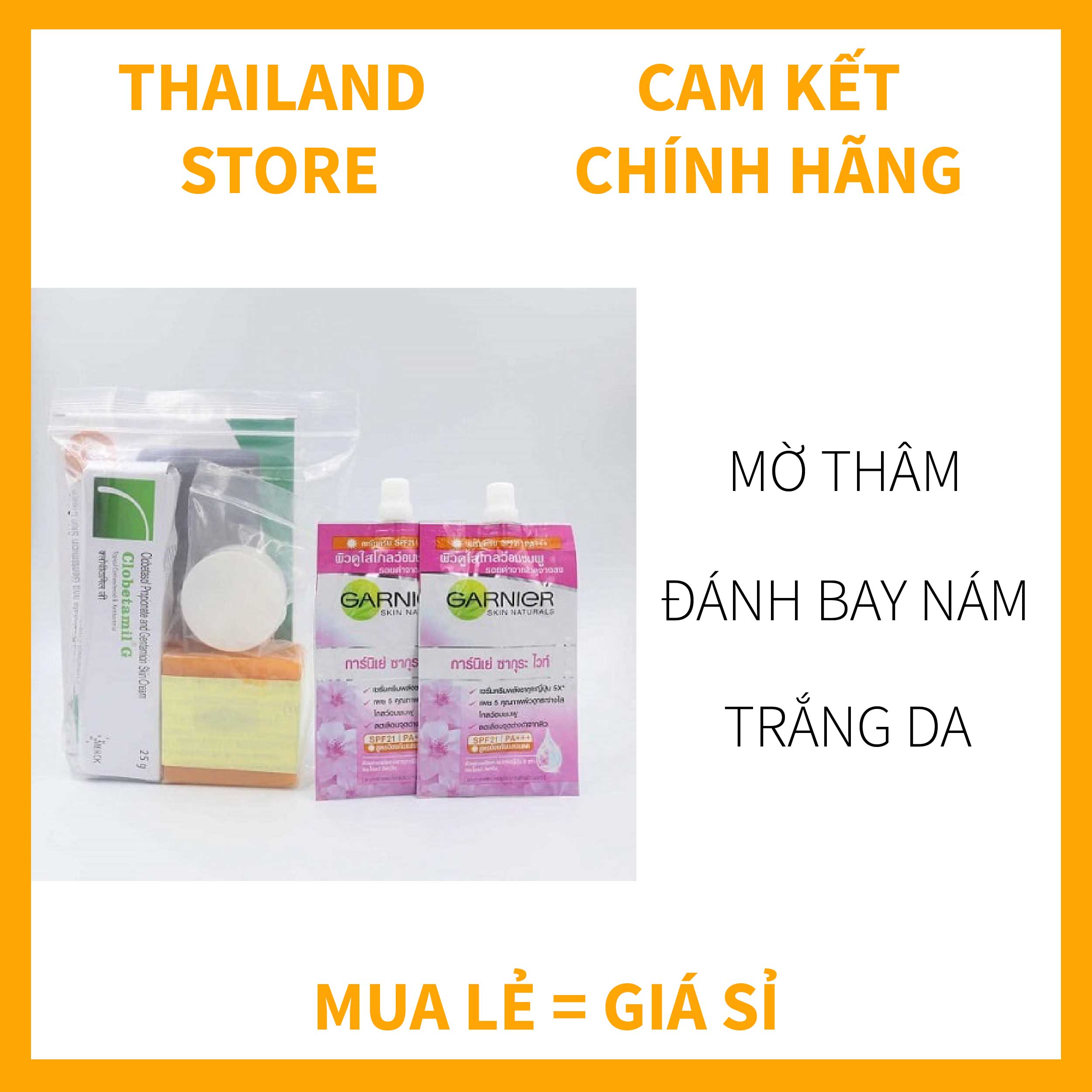 Set nám tàn nhang clobetamil g ganier 5 món thái lan