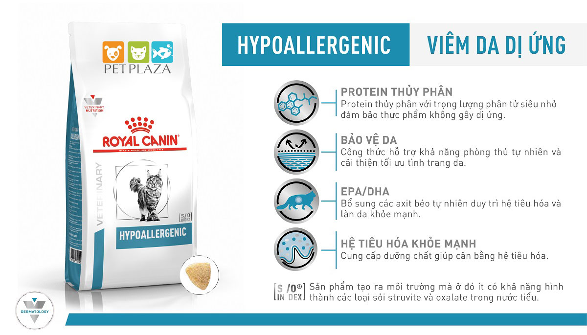 Hạt royal canin hypoallergenic cho mèo bị dị ứng - 400 gram