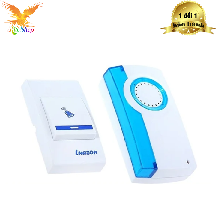 Chuông cửa nhà không dây, dùng điện tử cự ly siêu xa, chống nước - chuông cửa điều khiển thông minh, máy gọi hỗ trợ người già, âm lượng và tiếng chuông có thể điều chỉnh