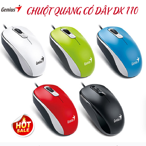 Chuột quang có dây genius dx-110