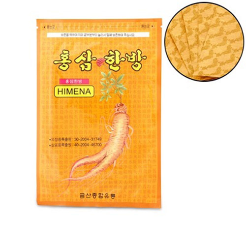 CAO DÁN HỒNG SÂM VÀNG 20 MIẾNG HIMENA HÀN QUỐC