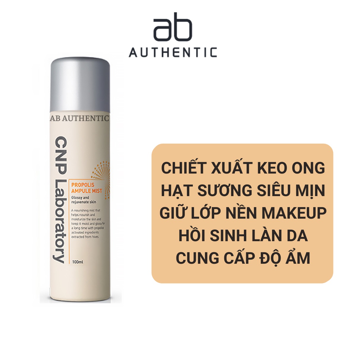 Xịt khoáng tinh chất keo ong tái tạo da CNP Laboratory Propolis Ampule