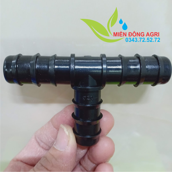 10 tê nối ống pe 16mm