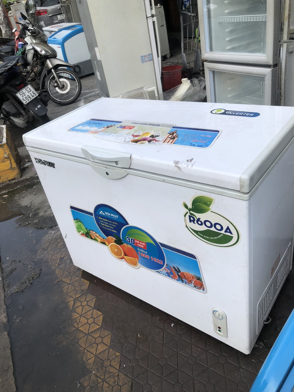 Tủ đông Hòa Phát 1 ngăn 252lit tiết kiệm điện đã qua sử dụng [lh 0769199696 chỉ giao kv hcm, vùng lân cận]