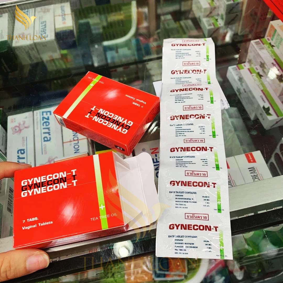 [15 viên/vỉ] Viên Đặt Phụ Khoa Gynecon-t - Trà Xanh[NEW] - Hiệu Quả - An Toàn- Mỹ Phẩm Thanh Loan