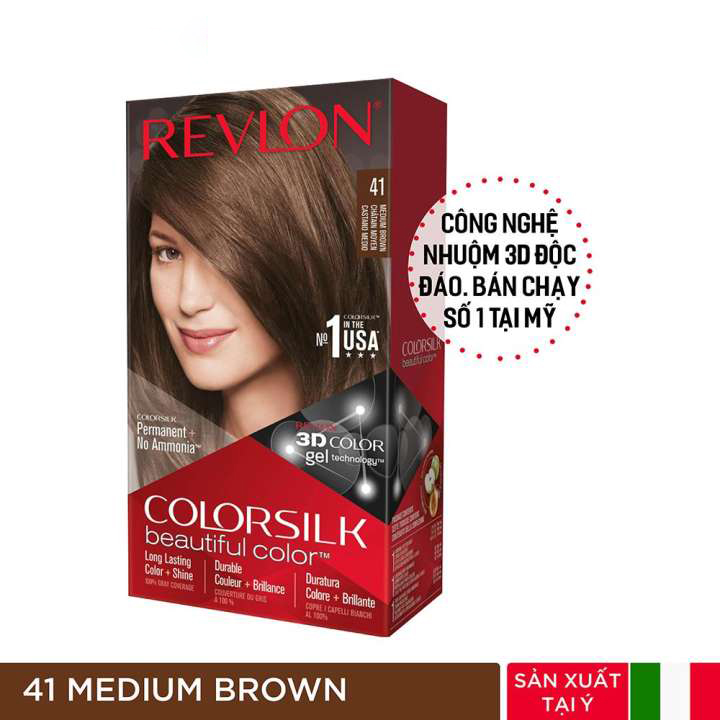 Nhuộm tóc thời trang Mỹ Revlon Colorsilk 3D Color Gel
