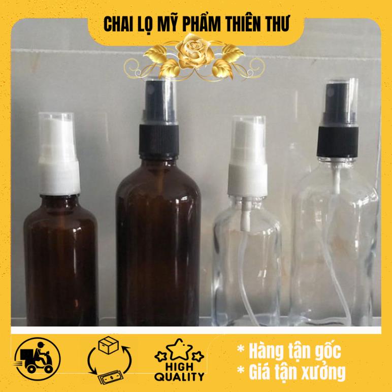 Chai xịt phun sương thủy tinh 15ml/20ml/30ml - chai lọ thủy tinh - chai lọ mỹ phẩm - chai chiết nước hoa