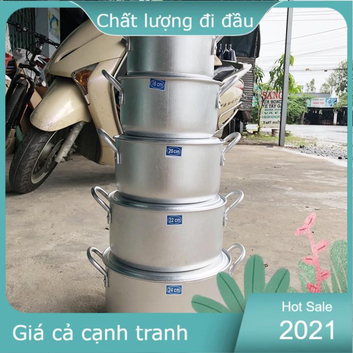 Bộ 5 nồi nhôm cao cấp hà phong hàng loại 1 dày dặn