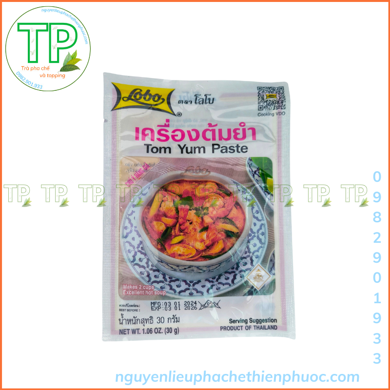 Gia vị lẩu Thái Tom Yum hiệu Lobo