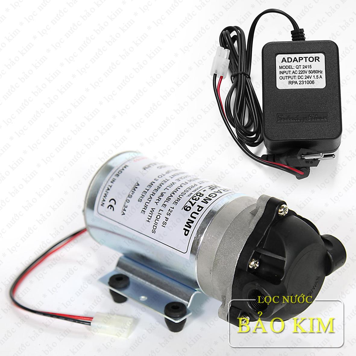 Combo Máy bơm áp lực của máy lọc nước, adaptor 24V – 1.2A máy phun sương, điện áp 24V Headon 8379