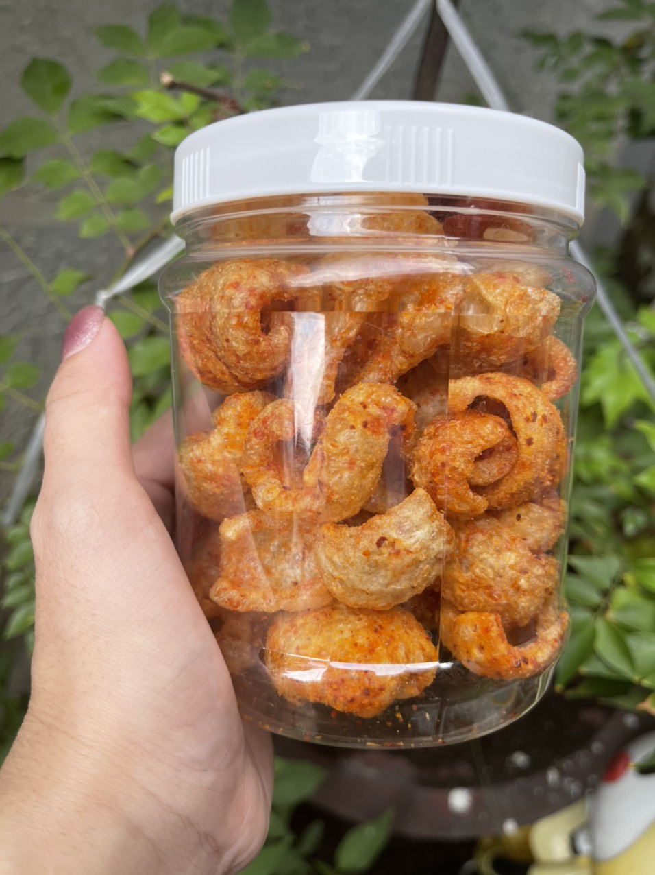 hủ 100gr da heo cháy tỏi giòn ngon số 1