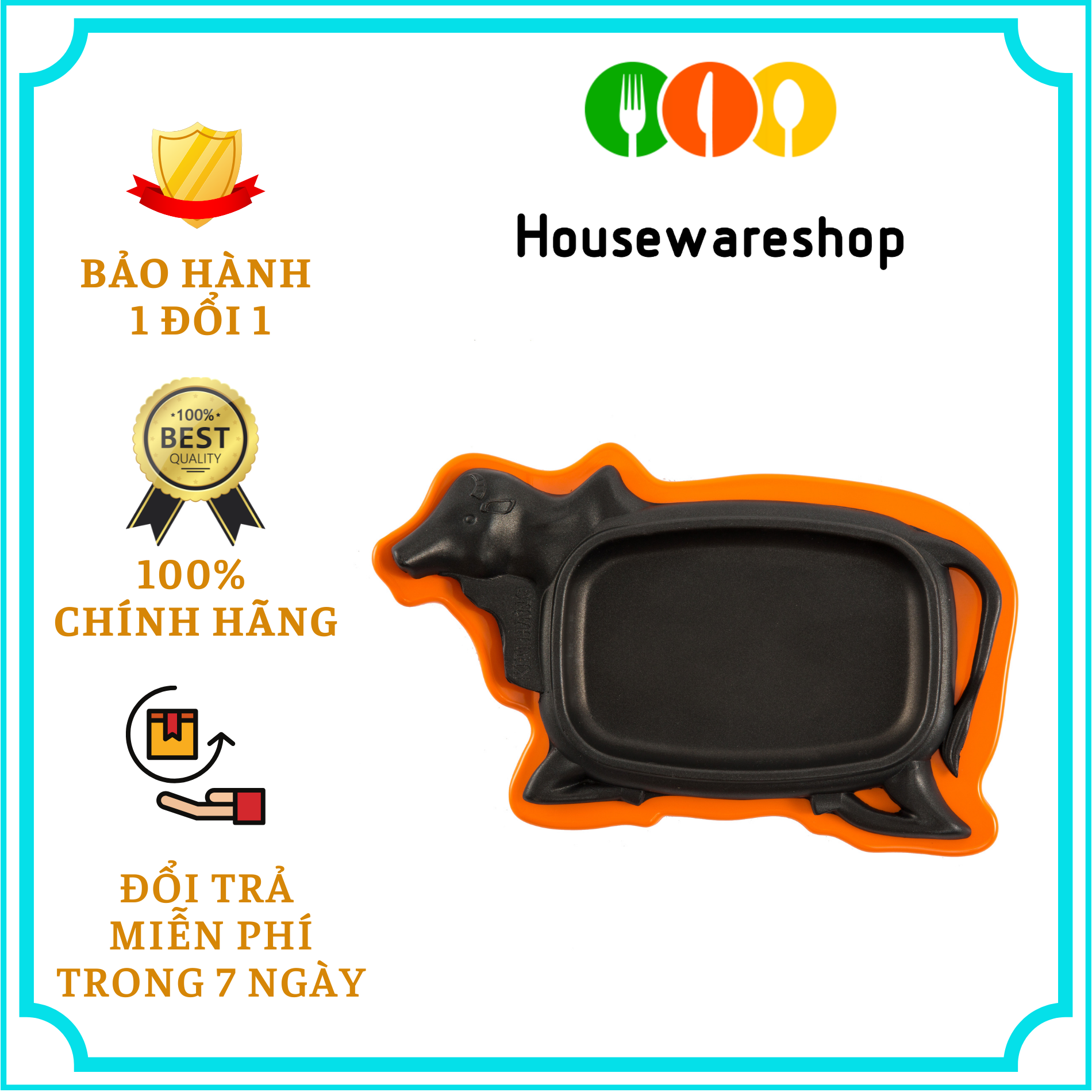 Chảo làm Bò Bít Tết ADC Kim Hằng KHG8008