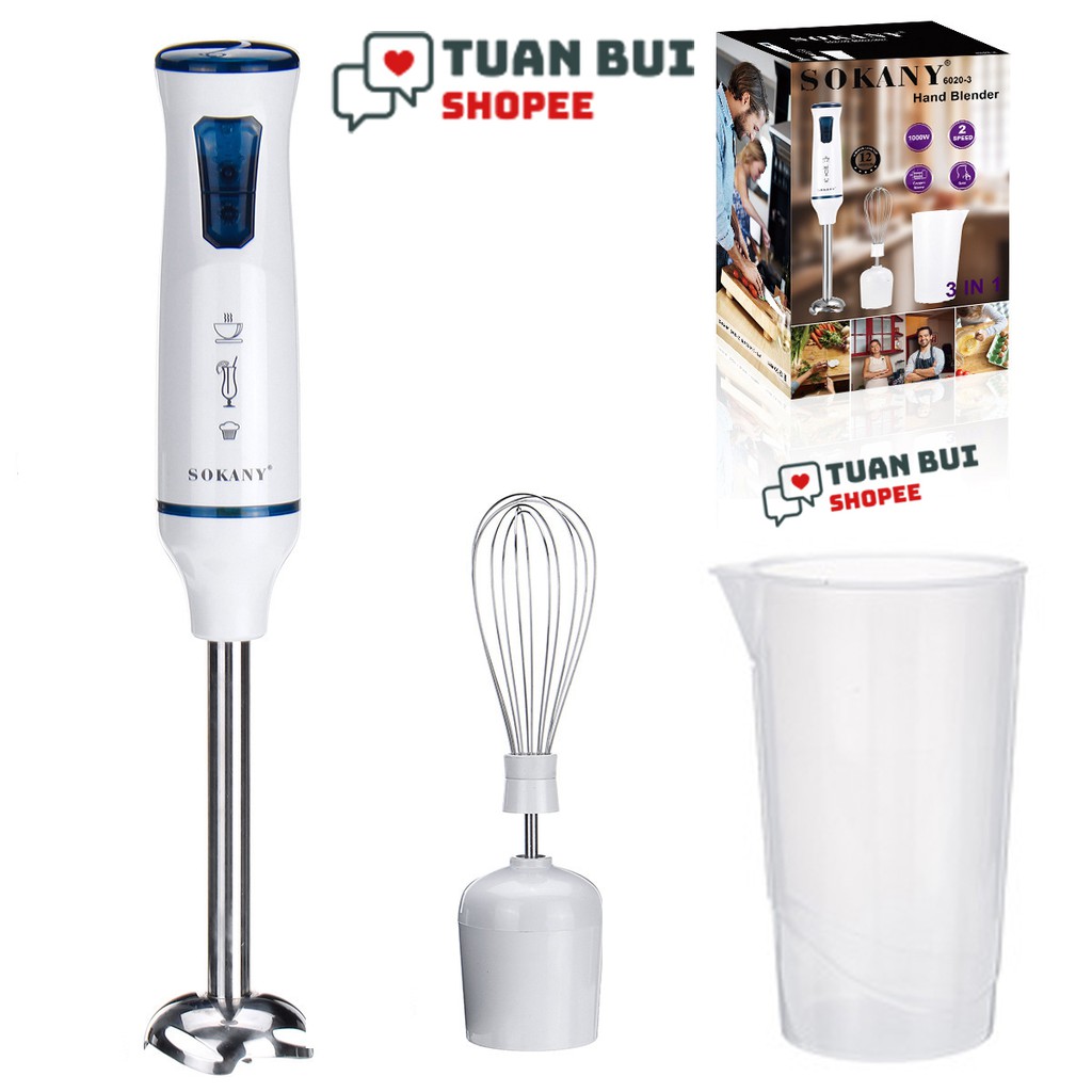 Máy xay cầm tay sokany sk-6020-3 công suất 1000w