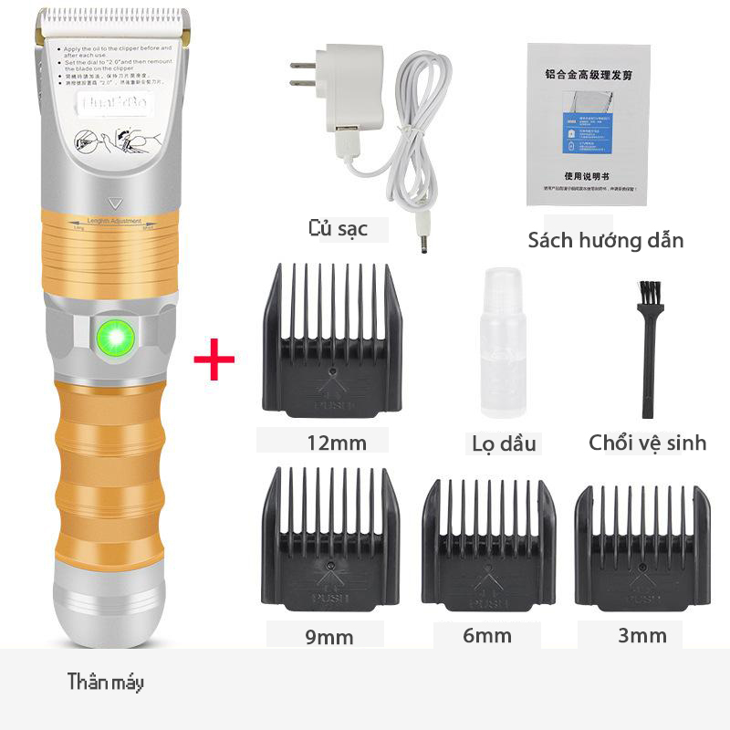 Tông đơ cắt tóc chuyên nghiệp pin trâu B60 ( màu ngẫu nhiên )