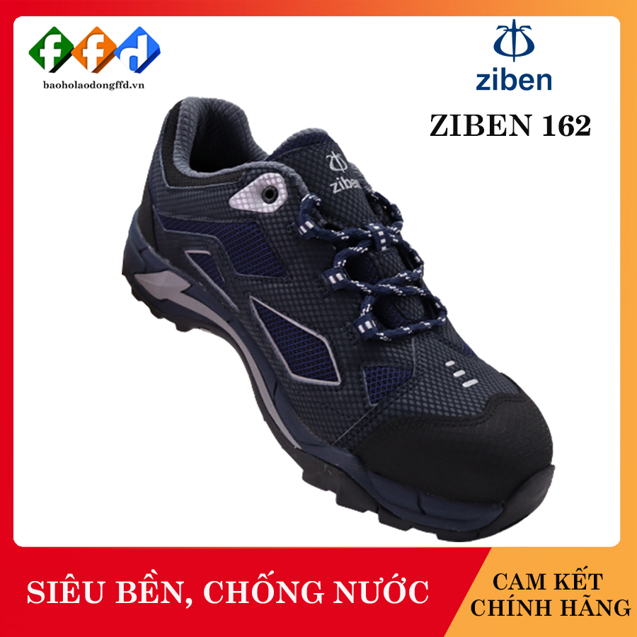 GIÀY BẢO HỘ LAO ĐỘNG ZIBEN 162 HÀN QUỐC - CHỐNG VA ĐẬP/ĐÂM XUYÊN - GIÀY CÔNG TRÌNH - DÁNG THỂ THAO [FFD]