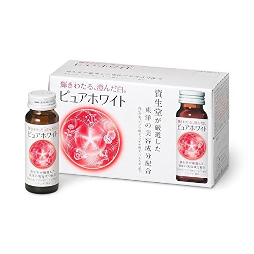 Nước Uống Trắng Da Shiseido Pure White Nhật Bản 50ml X 10 Lọ
