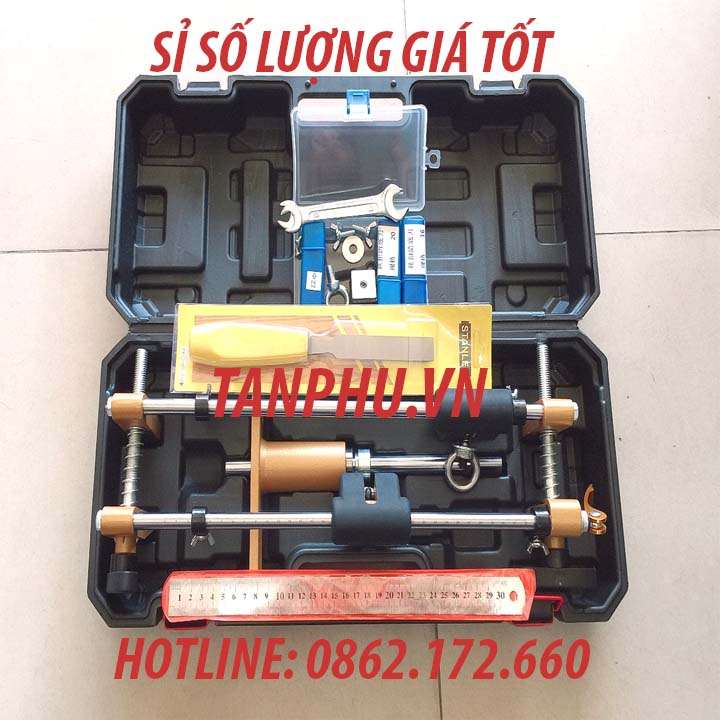 Bộ dụng cụ phay giá đục khóa cửa gỗ cao cấp