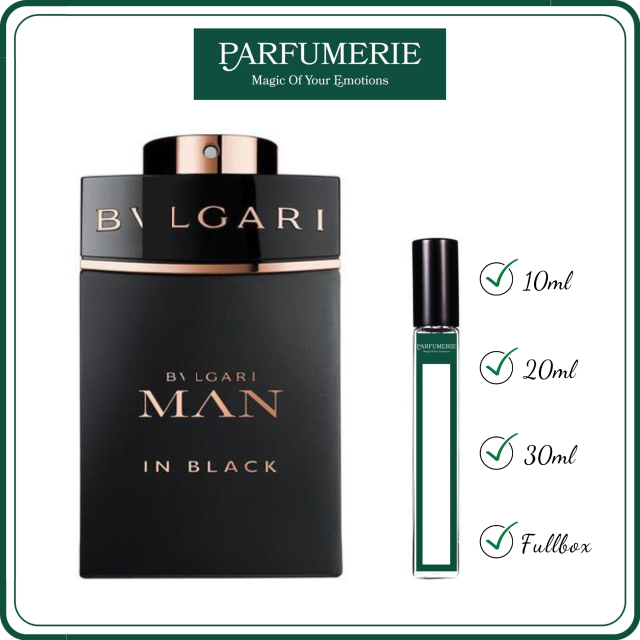 Nước hoa chiết Man In Black hương thơm ấm áp, mạnh mẽ đầy bí ẩn