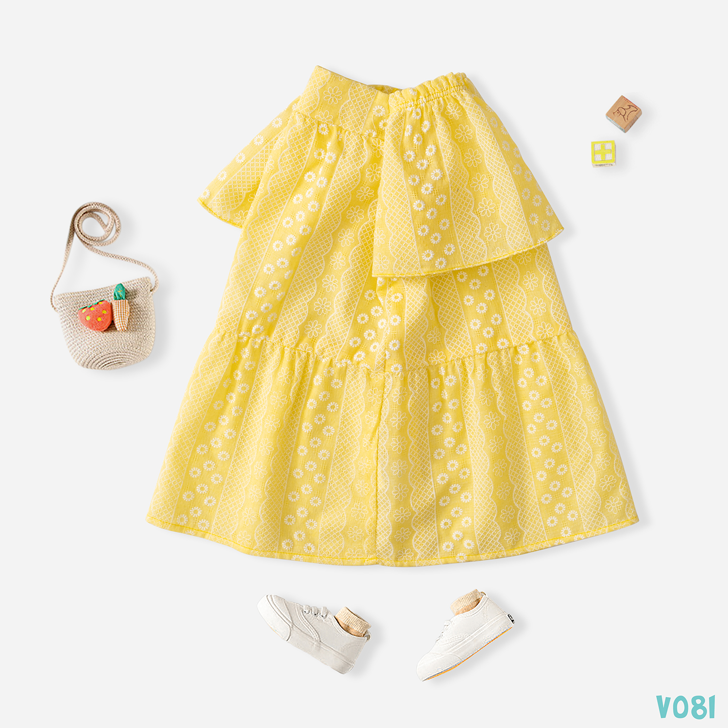 Váy Bé Gái Dáng Xòe Siêu Đáng Yêu 2 Màu Thời Trang BELLO LAND