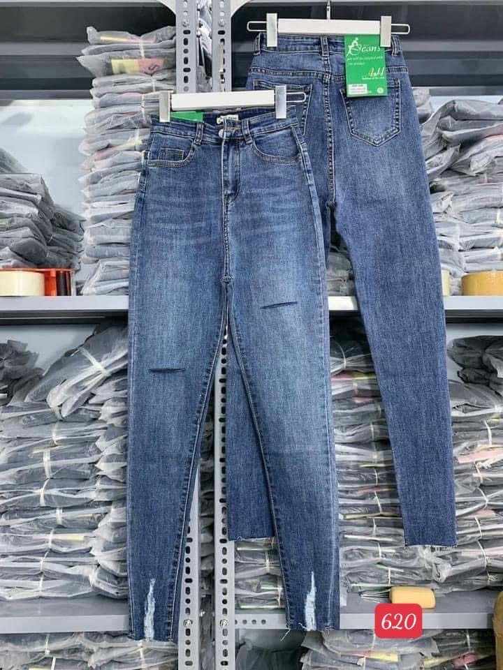 QUẦN JEAN NỮ QUẦN BÒ NỮ THỜI TRANG CAO CẤP - LƯNG CAO - THỜI TRANG HOT HÍT MẪU MỚI 2022 DOMSHOP - QJNU27