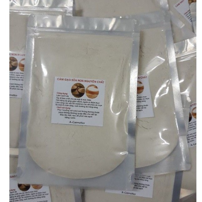 Bột cám gạo sữa non gói 100g handmade