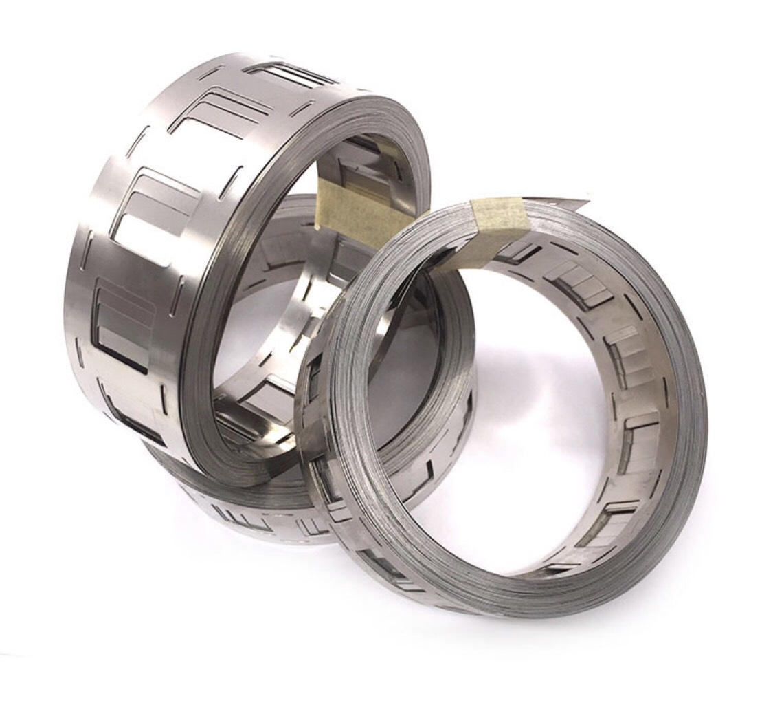 Kẽm hàn cell pin 18650 kẽm vuông 2 hàng rộng 25.5mm dày 0.2mm