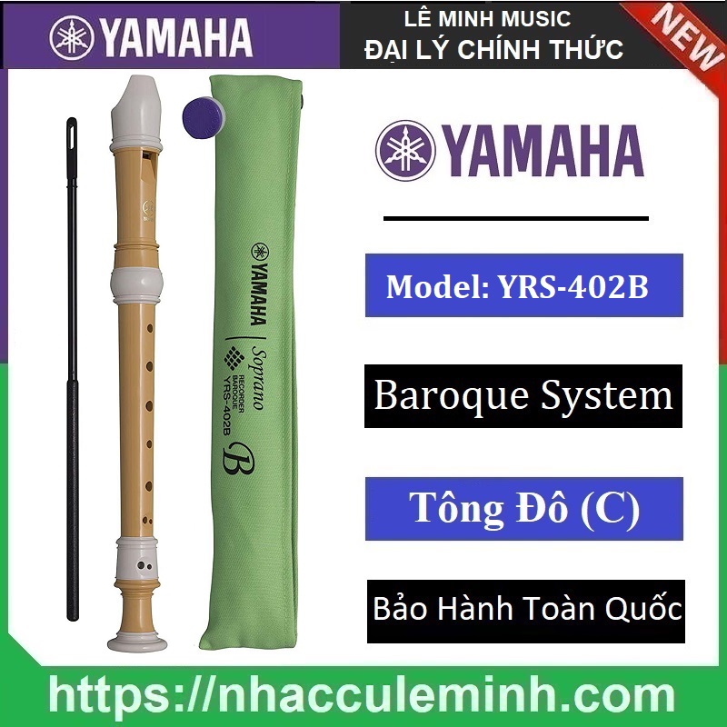 Sáo recorder yamaha yrs-402b