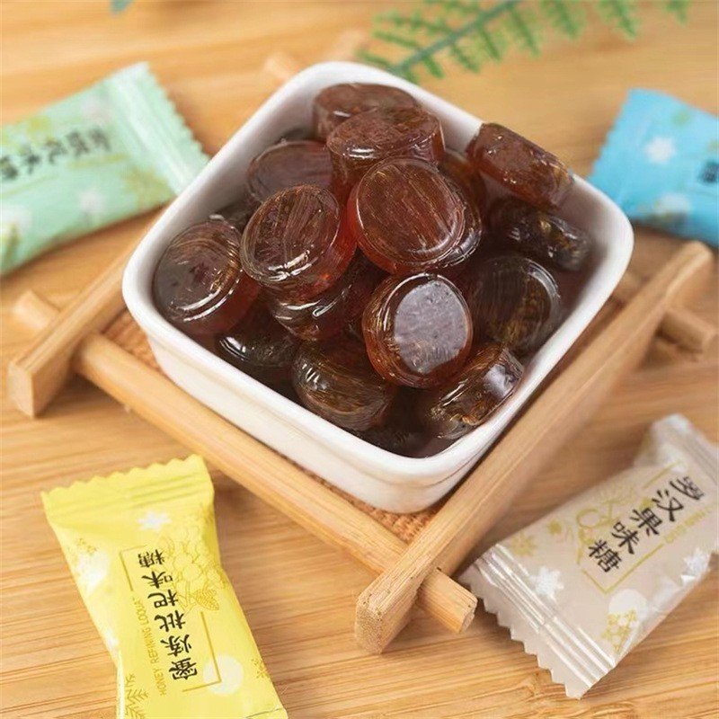 Combo 500g kẹo ngậm bạc hà vị La hán quả-Biển Béo-Kim ngân hoa-Quả sơn trà tinh luyện tốt cho sức khỏe