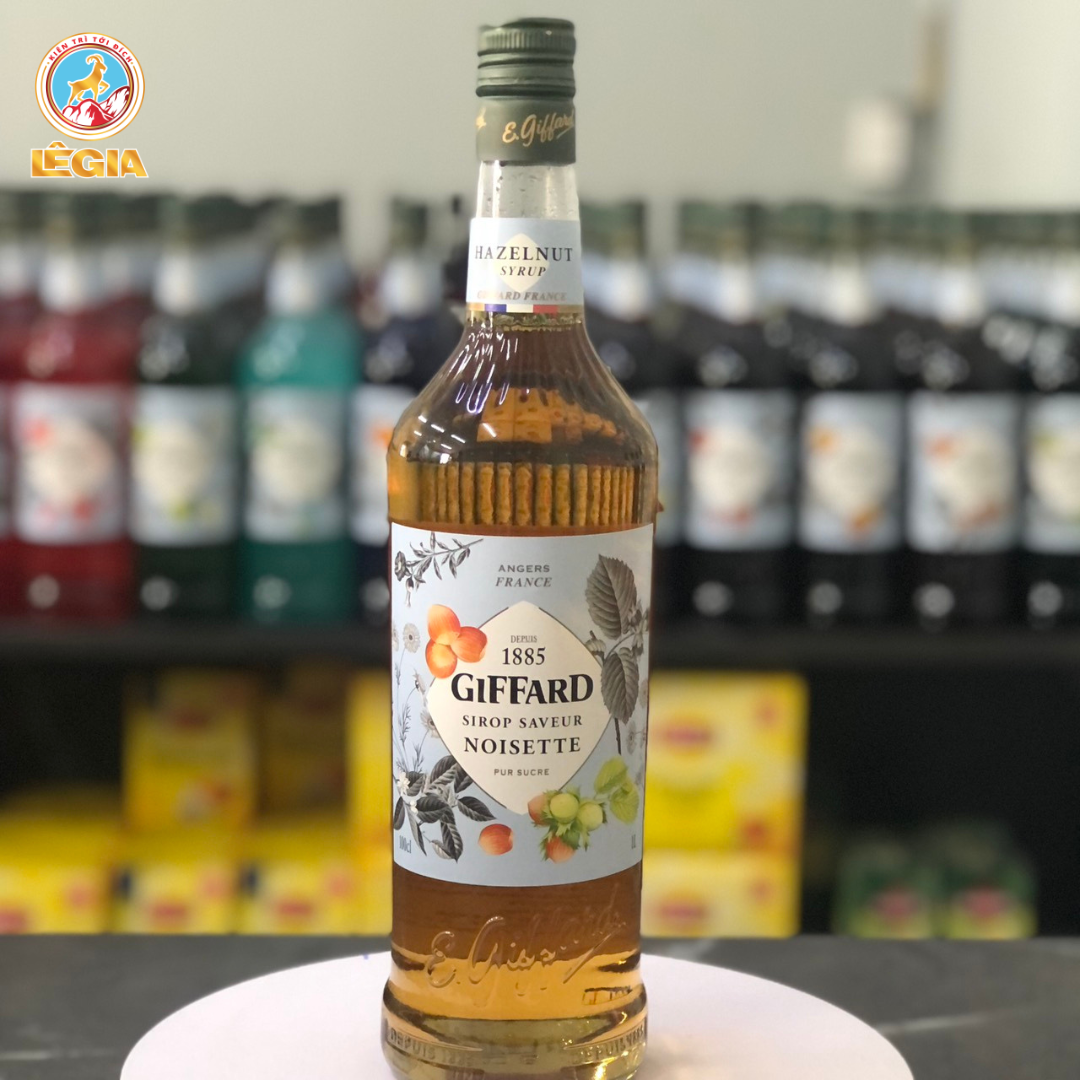 Siro giffard hạt dẻ 1l - giffard hazelnut syrup