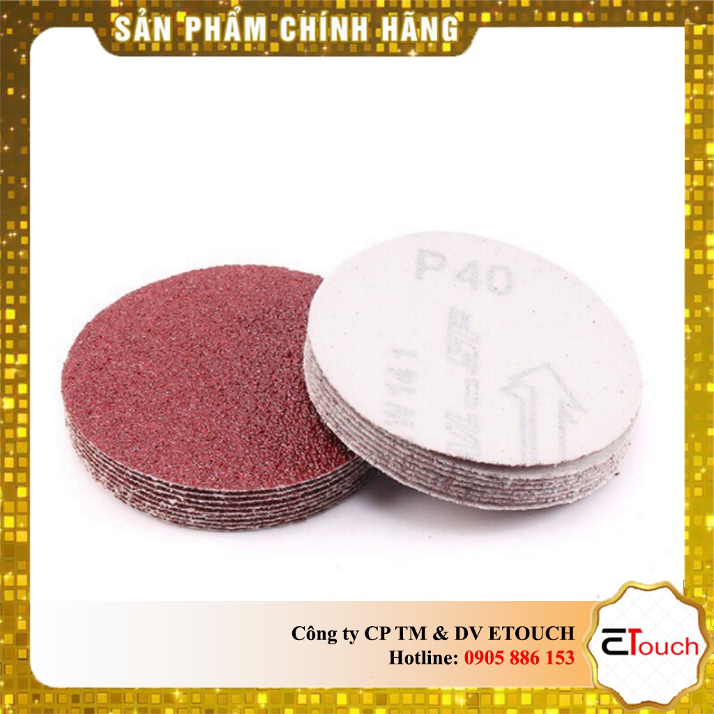 10 miếng giấy nhám tròn 100mm