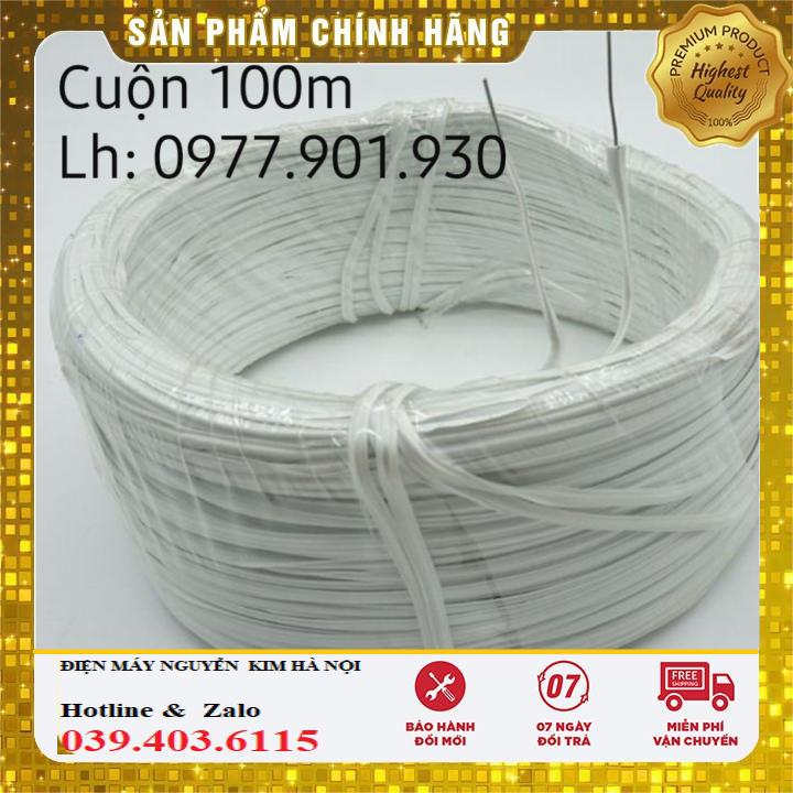 Dây kẽm bọc nhựa, dây buộc cuộn 100m