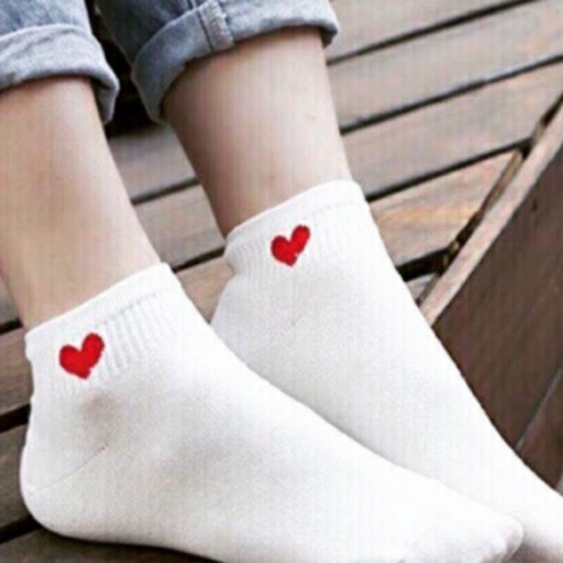 SET 2 ĐÔI Tất trái tim DỄ THƯƠNG