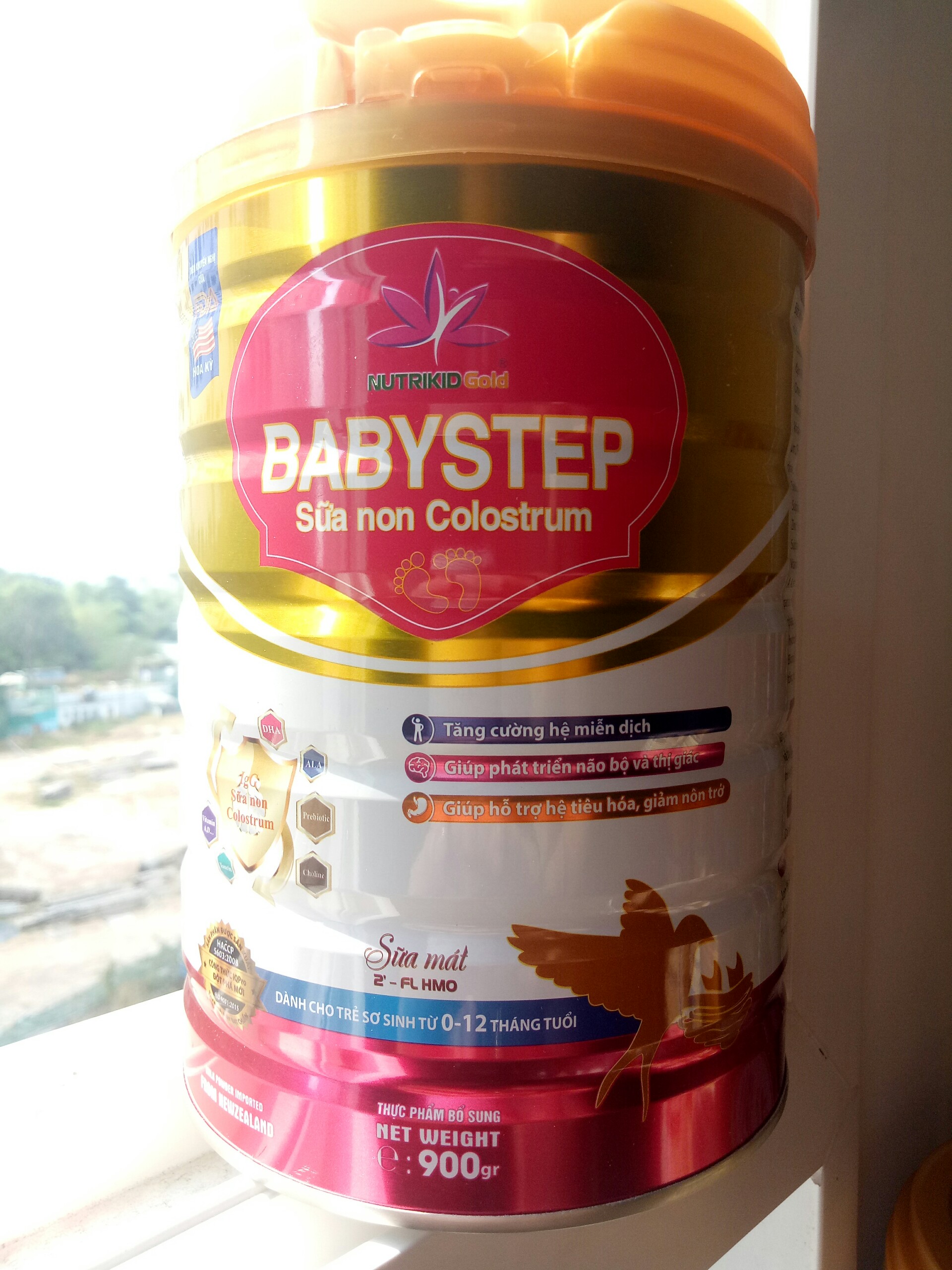 Sữa dành cho trẻ sơ sinh từ 0-12 tháng 900g - Hàm lượng sữa non cao giúp trẻ khỏe mạnh, tăng cường sức đề kháng
