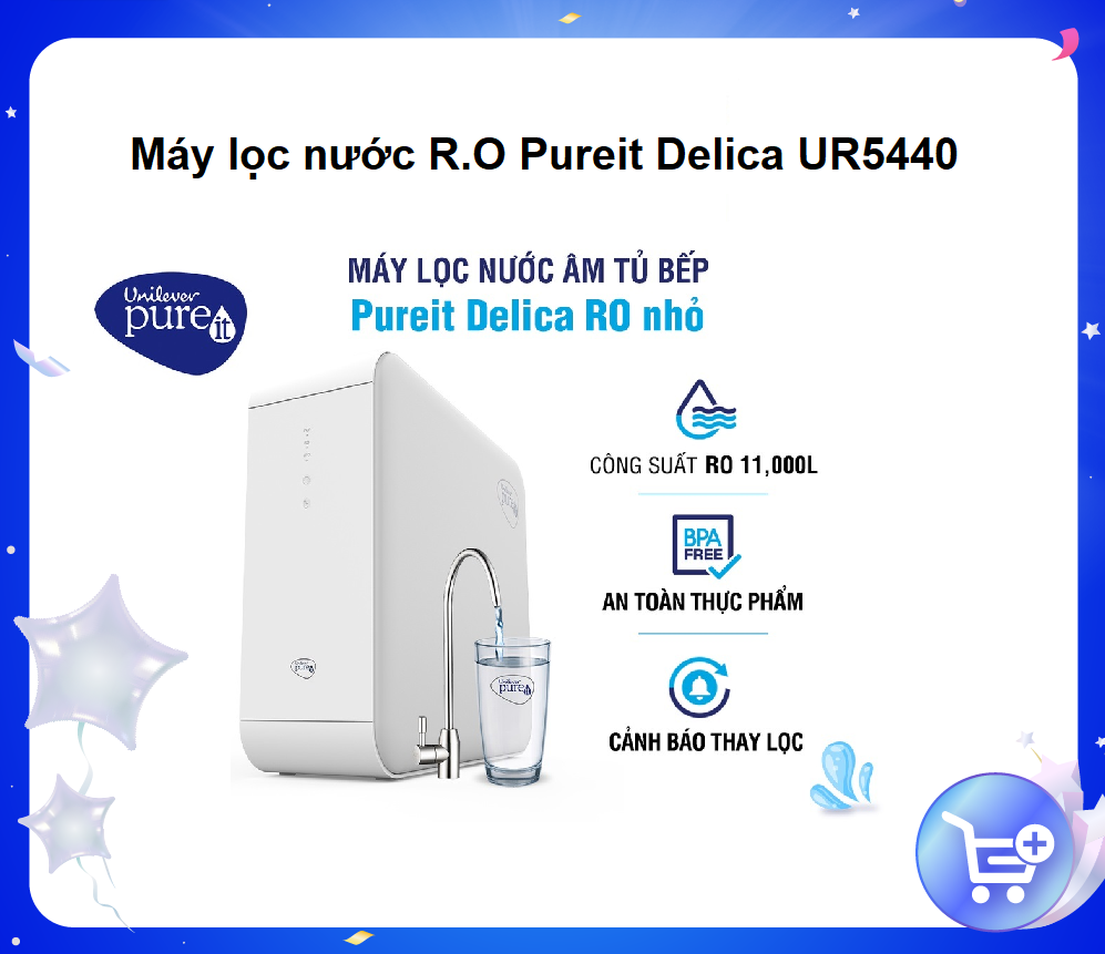 Máy lọc nước ro unilever pureit delica ur5440