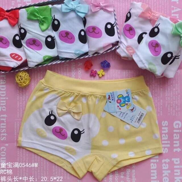 Combo bộ 5 quần lót đùi mặc váy cho bé gái Chất Cotton Xịn
