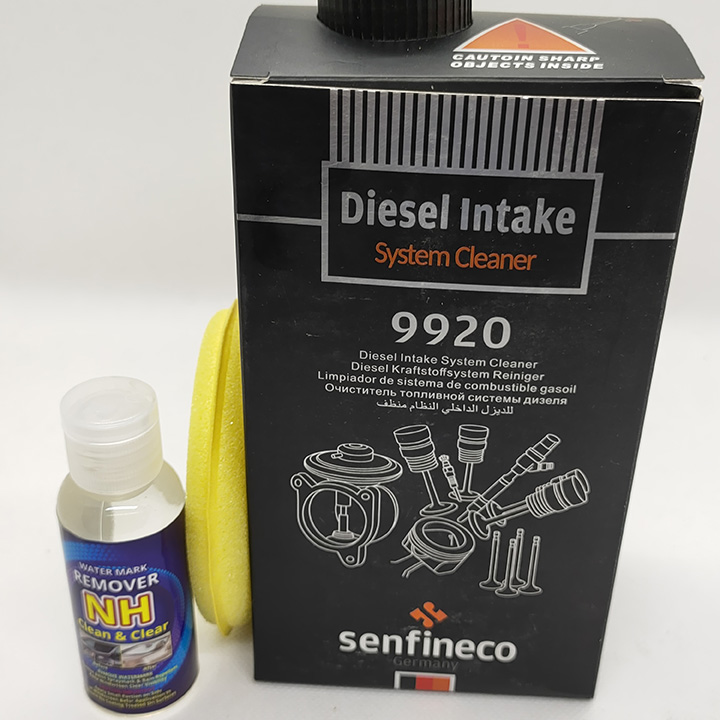 [Tặng chai tẩy ố kính] LÀM SẠCH CARBON BÁM TRÊN SUPPAPE, PISTON VÀ BUỒNG ĐỐT ĐỘNG CƠ DẦU Senfineco 9920, 450ml (Diesel Intake System Cleaner 9920, 450ml)