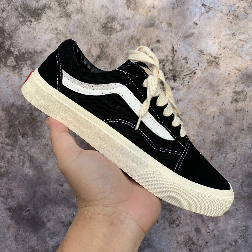 GIÀY 𝐕𝐀𝐍𝐒 VAULT OLD SKOOL MÀU ĐEN ⚡Full box bill⚡ Giày sneaker VANS ĐEN nam nữ 2021