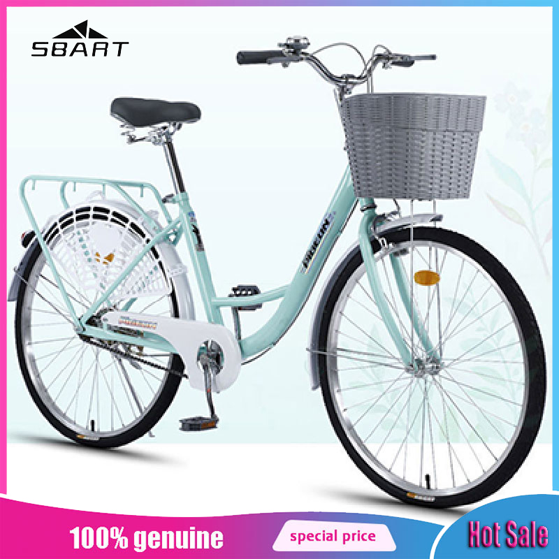 Sbart xe đạp xe đạp người lớn xe đạp làm việc xe đạp nông thôn thích hợp cho người lớn xe đạp bé gái nhẹ và nhanh