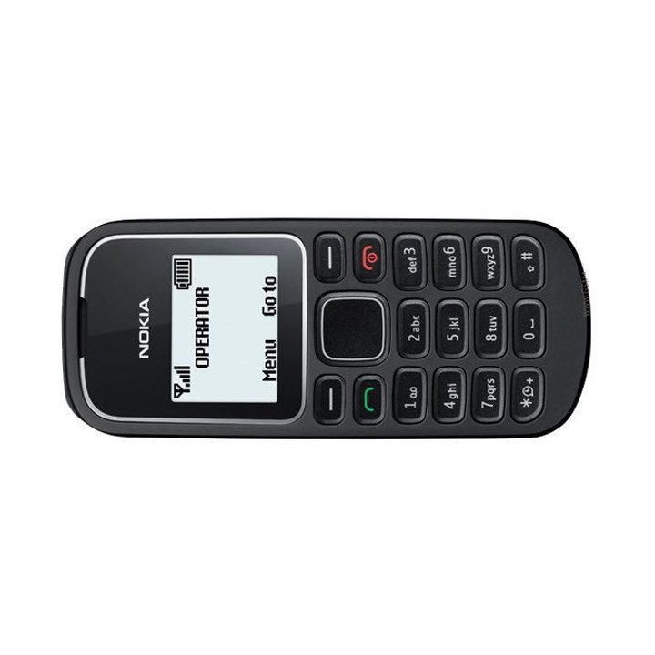 Điện Thoại Nokia 1280 Loại Xịn Nhất + Pin 5C Đen - Bảo Hành 12 Tháng