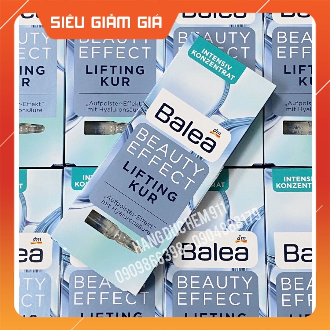 Huyết thanh tươi dưỡng da Balea 7 ống nội địa Đức