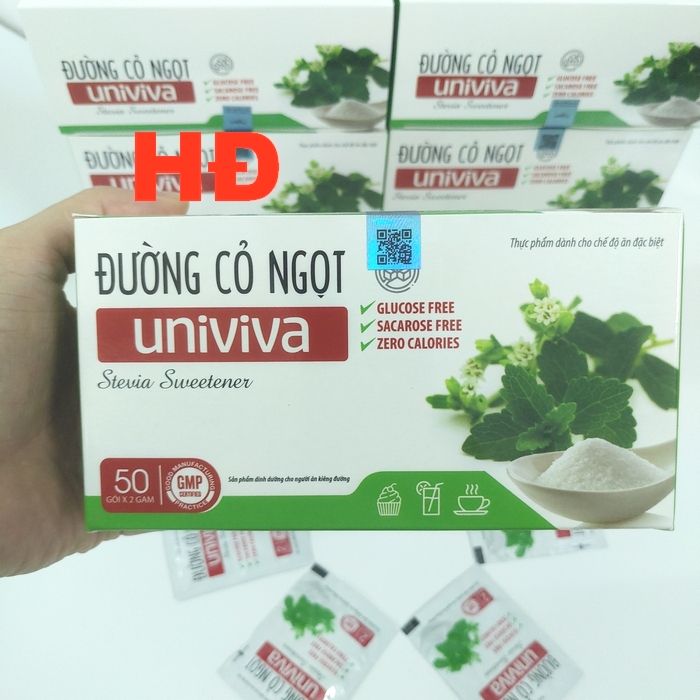 Đường ăn kiêng cỏ ngọt UniViva cho người tiểu đường, giảm cân, không sinh calo