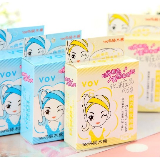 Combo 100 miếng bông tẩy trang vov hàn quốc 100% coton