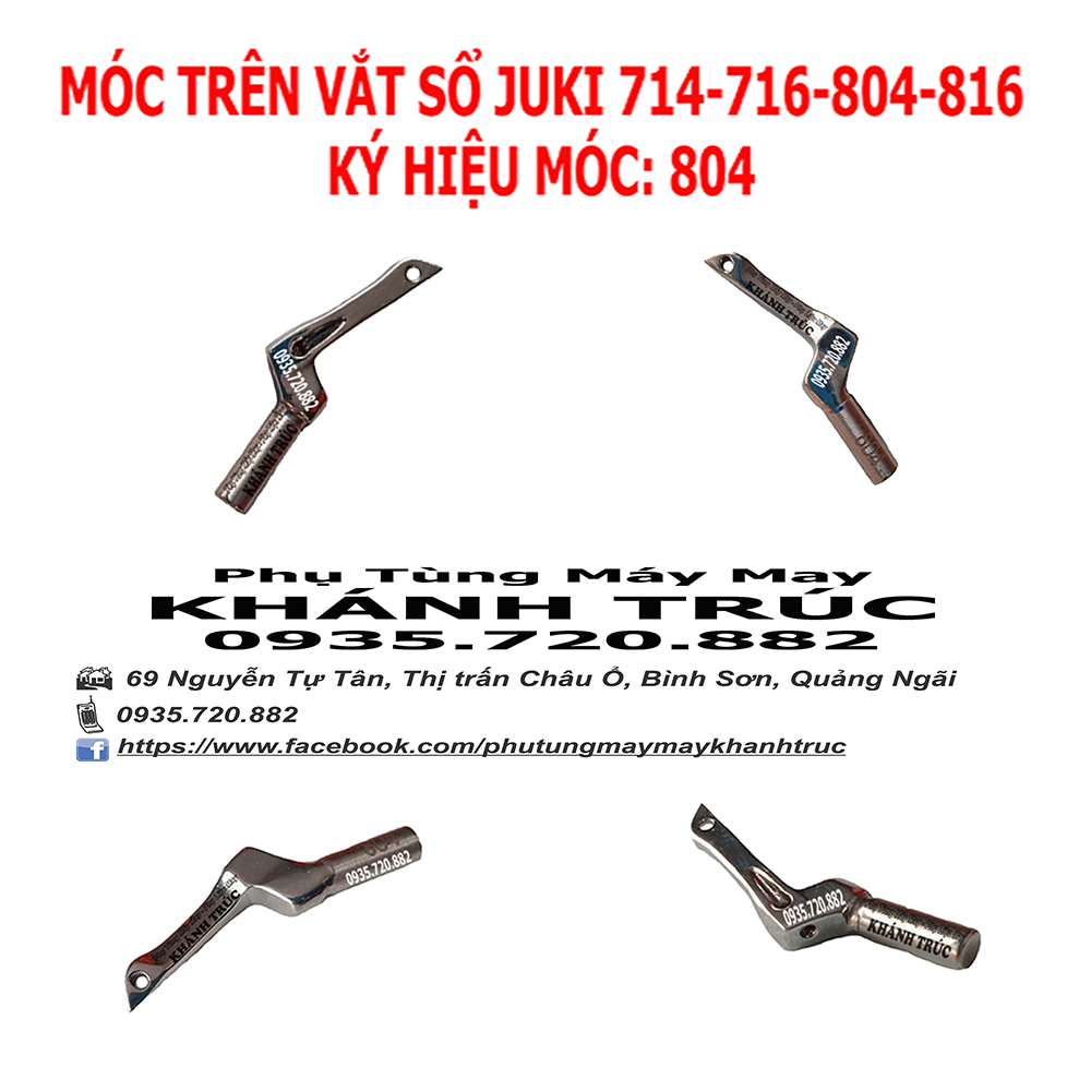Móc trên tốt máy vắt sổ công nghiệp juki 716 816 814 714