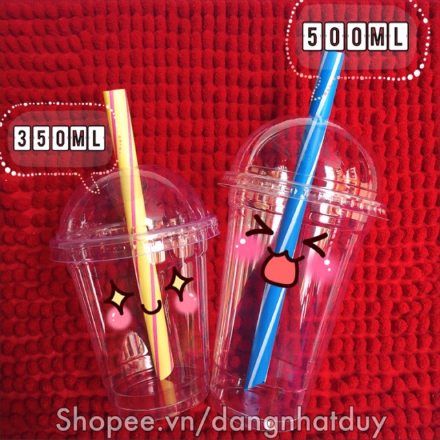 Ly trà sữa nắp cầu