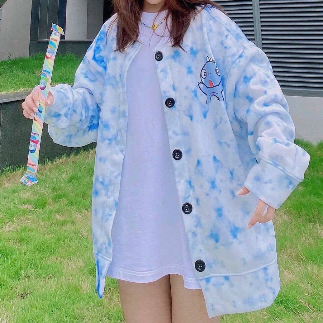 [HCM]ÁO KHOÁC HOODIE NÚT CÀI PHỐI MÀU LOANG CÁ TÍNH CỰC ĐẸP CHẤT NỈ DÀY DẶN CAO CẤP