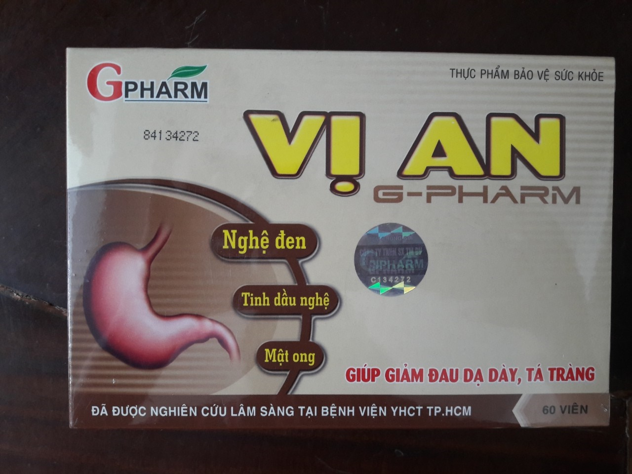 Vị an giúp giảm đau dạ dày tá tràng - Hộp 60 viên