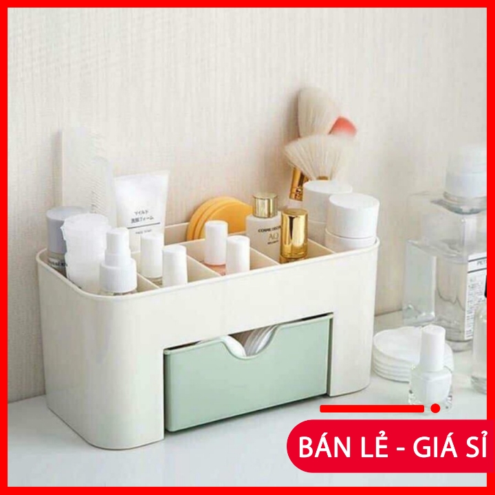 Kệ nhựa đựng mỹ phẩm, đồ dùng cá nhân. Kệ để đồ có ngăn kéo tiện dụng