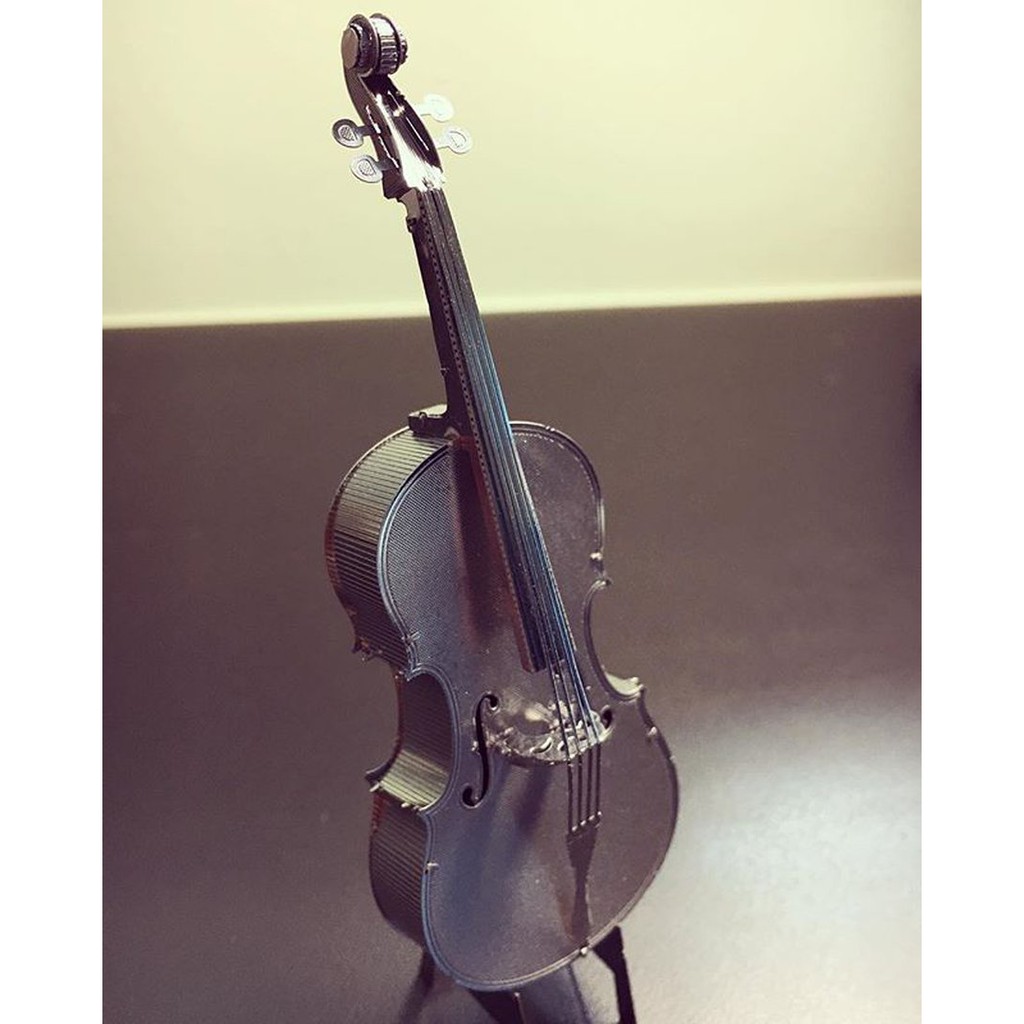 Mô hình 3D Kim loại lắp ráp đàn Cello Bass