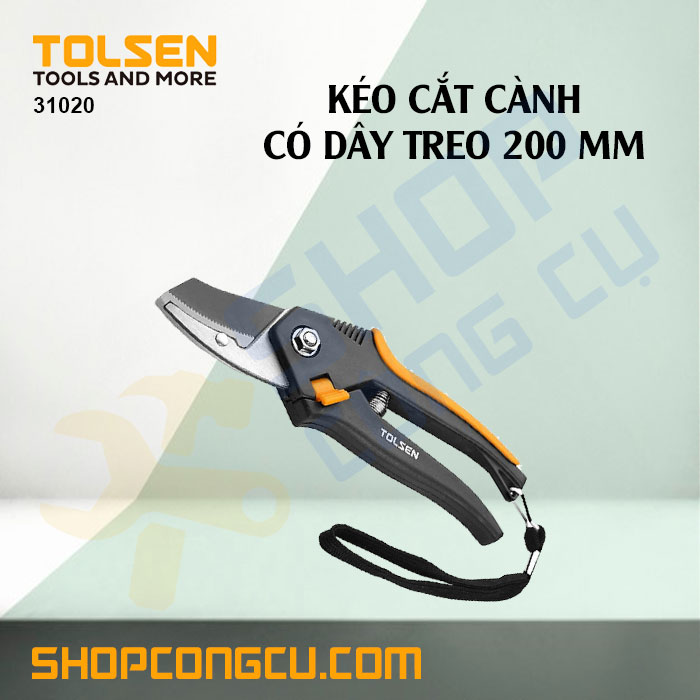 [HCM]Kéo cắt cành miệng cụt 8 inch Tolsen 31020