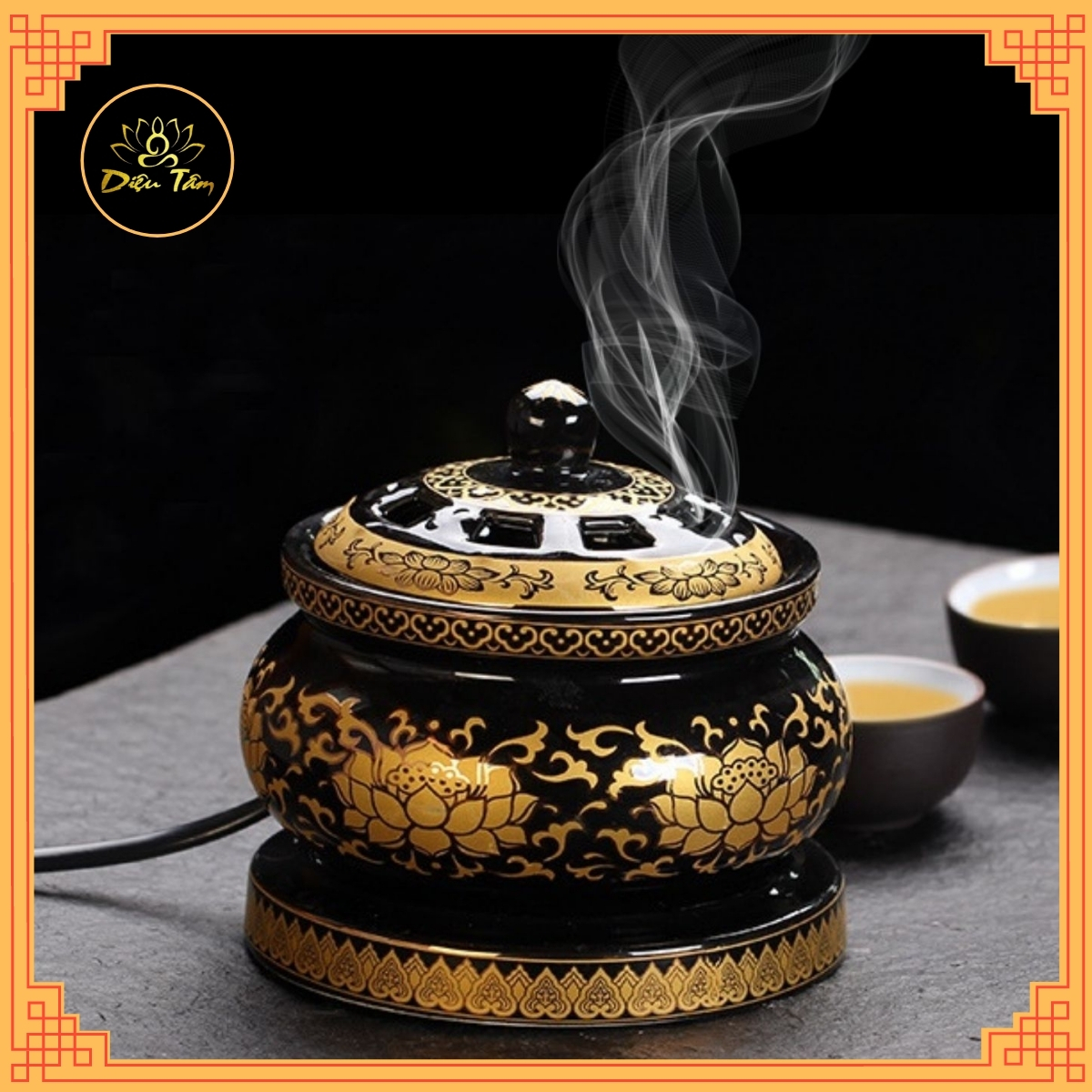 Lư xông trầm điện - Lư điện xông trầm - Lư xông trầm hương